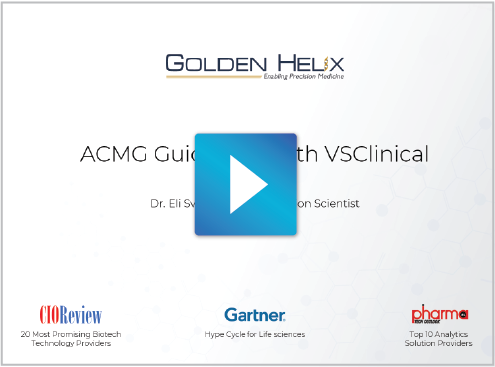 ACMG-Based Variant Classification with VSClinical