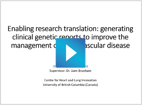 Enabling research translation: generating clinical genetic reports to improve the management of cardiovascular disease