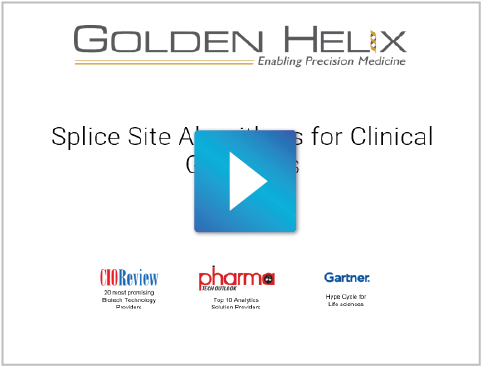 Splice Site Algorithms for Clinical Genomics
