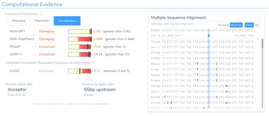 VSClinical: Reviewing Clinical Studies for Novel Splice Variants