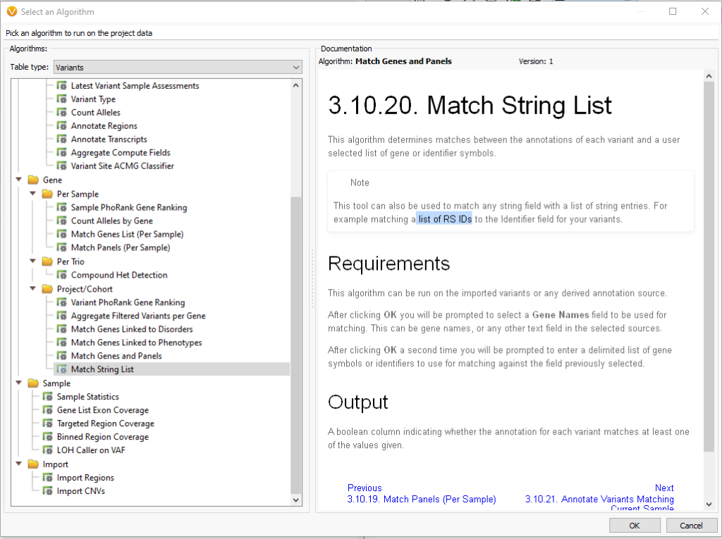 Using rsID lookup in a VarSeq Workflow - The Golden Helix Blog