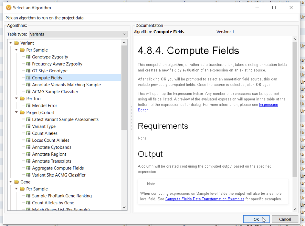 Figure 4: Compute Fields algorithm.