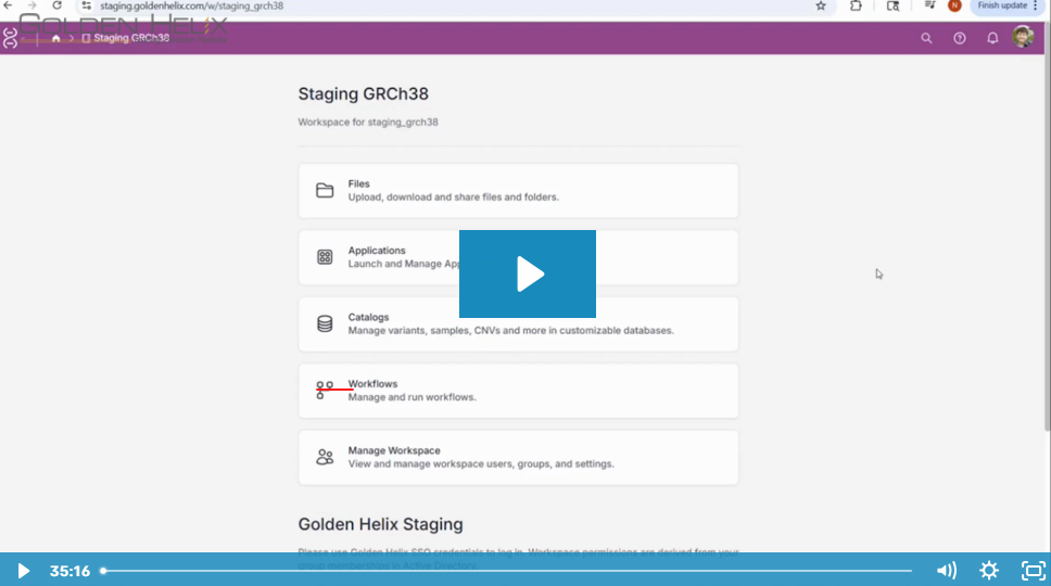 Automating Pharmacogenomics Workflows with VSWarehouse 3: From Variants to Clinical Reports Playback ft. image