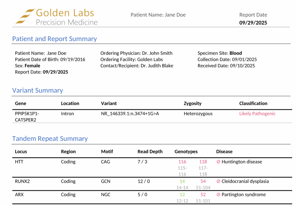 Fig 3. Report Summary