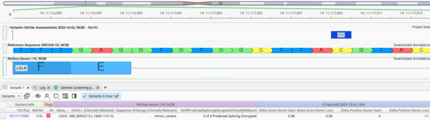 CI-SpliceAI Integration in VarSeq Improves Detection of Variants