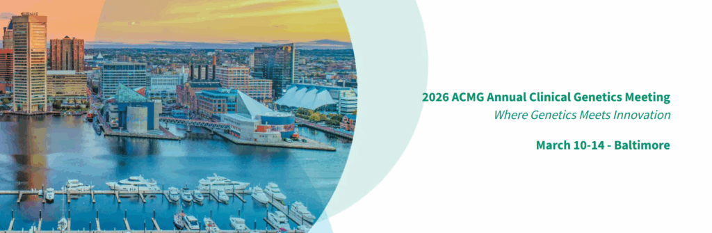 2026 ACMG Annual Clinical Genetics Meeting