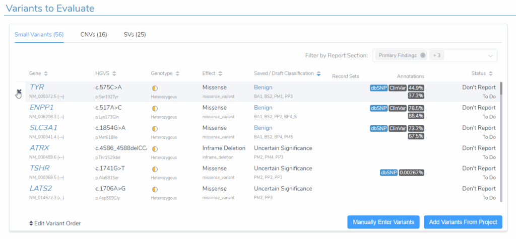 Work Smarter, Not Harder: Automating Variant Evaluation in VSClinical