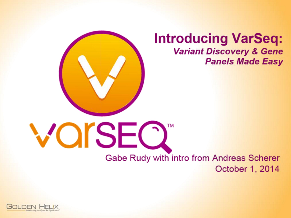 Introducing VarSeq: Variant Discovery & Gene Panels Made Easy