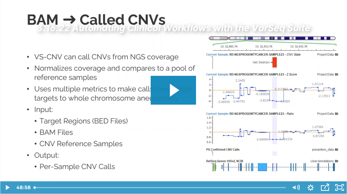 Automating Clinical Workflows with the VarSeq Suite