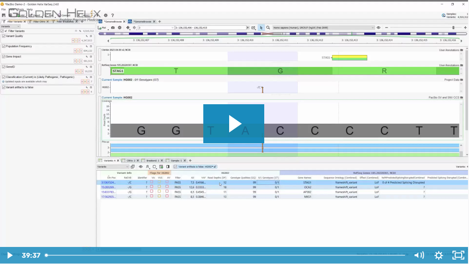 VarSeq 2.4.0: VSClinical ACMG Workflow from the User Perspective
