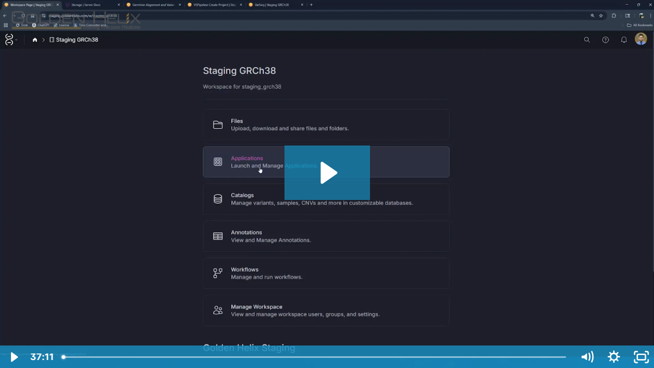VSWarehouse 3: Secondary Analysis Platform Overview