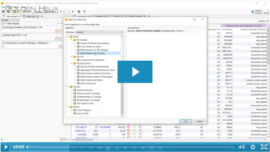 Creating & Managing Reusable Gene Lists with VSClinical