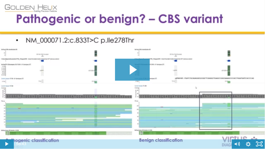 Clinical Variant Analysis with VSClinical:
  Virtus Diagnostics Case Study and Review of ACMG & AMP Guidelines