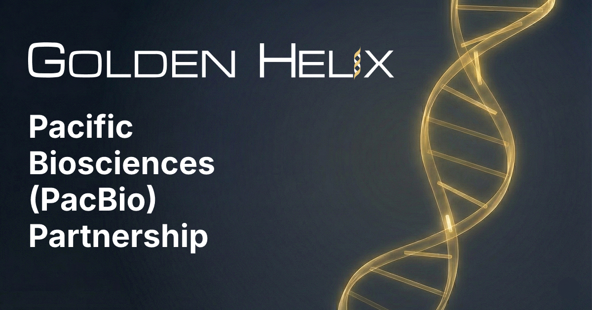 Pacific Biosciences (PacBio) Partnership | Golden Helix