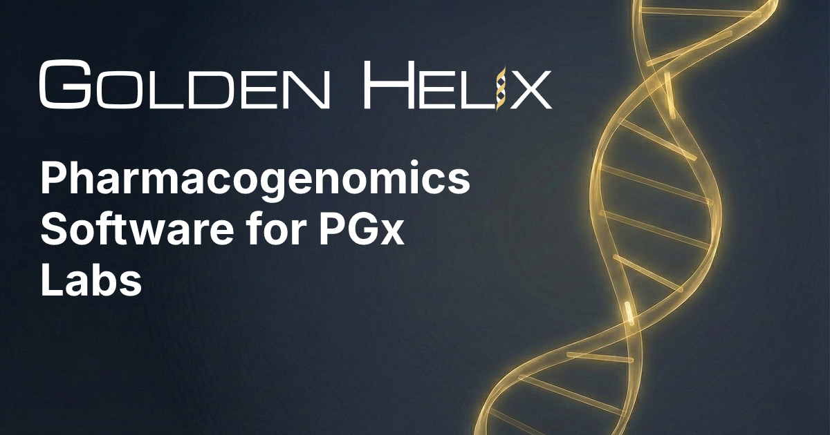 Helix Program Pharmacogenomics Software for PGx Labs | Golden Helix