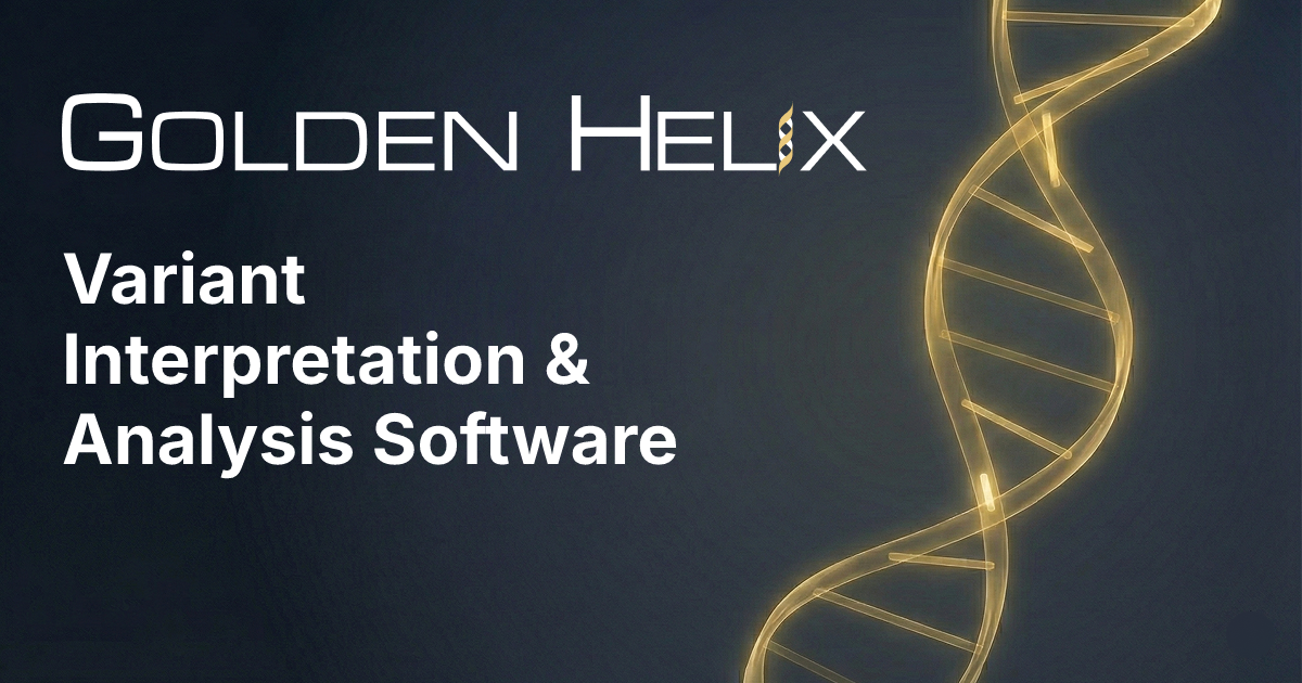 Interpretive Software Variant Interpretation & Analysis Software | Golden Helix