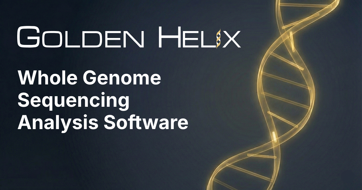 Whole Genome Sequencing Analysis Software | Golden Helix